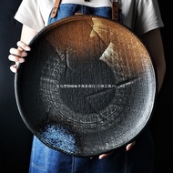 Free Shipping 53cm Characteristic Large Ceramic Plate Hotel Restaurant Household Seafood Plate Platt