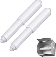 2 Plastic Spring Loaded Toilet Roll Holder for Multiple Specs