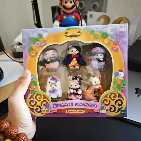 Sylvanian Families Mini Animal Family Figures Classic Dollhouse Accessories Imagination Development 