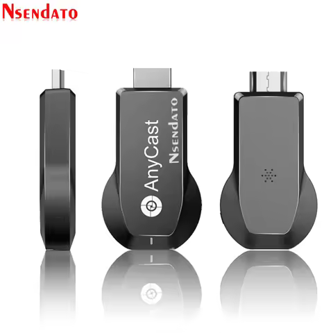 Anycast M100 2.4G/5G 4K Miracast Any Cast Wireless for DLNA AirPlay TV Stick Wifi Display Dongle Rec