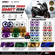ORIGINAL SMRT RIM ZONTES 368G ZT368G SMRT RACING CNC SPORT RIM PNP FRONT 3.0'17 / REAR 4.25 '14 ]