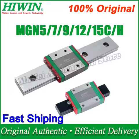 100% Original Taiwan HIWIN MGN Series MGN5C MGN7C MGN9C MGN12C MGN15C MGN7H MGN9H MGN12H MGN15H Mini