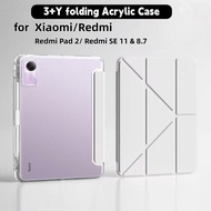 3+Y-shaped Tablet Case for redmiPad SE 8.7 /SE 11 Redmi Pad2 xiaomi Mi7/Pad 7pro/6/6pro mi8/8pro 3-F