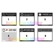 (High Quality) Front Windscreen Roadtax Sticker - Mercedes Benz , AMG Drive Performance , AMG Affalt