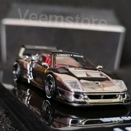 Diecast 1: Ferrari F40 Chrome Silver LBWK64 [inno64models] Hobby Expo China