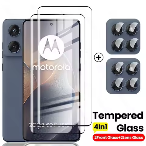 4To1 For Motorola Edge 60 Fusion 5G 9D Tempered Glass Curved Screen Protector On Edge60 Pro Edge60Fu