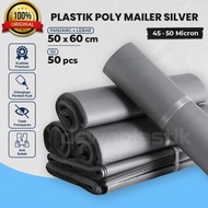 Termurah Polymailer 50x60 cm Silver Isi 50 Pcs Polymailer Kantong