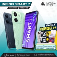 Handphone Infinix Smart 7 3/64 4/64 GB RAM 3 4 ROM 64 3GB 4GB 64GB - 4/64 I.White, Non Bundle