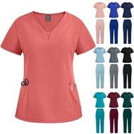 Nian Hao Hand Wash Multi-color Casual Loose Plus Size Medical Work Uniform