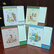 1 DAY SHIP KAISON CALENDAR 2025 SIZE 17cmx19cm WITH PUBLIC HOLIDAY