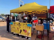 ลดสุดๆ เตนท์ขายของ 2X3 เมตรเต้นท์จอดรถ เต๊นท์กลางแจ้ง เต็นท์พับ เต้นสนาม ขนาด2x3 แข็งแรงทนทาน+เหล็กเ