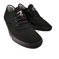 Kasut Sekolah Hitam LINE 7 6655 School Black Shoes