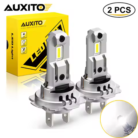 AUXITO H7 LED Headlight 120W 3000LM High Bright Car Lights Headlamp Bulb with Fan for Mercedes Benz