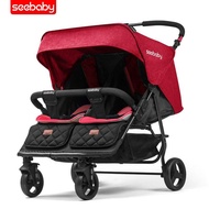 ready  stock /seebaby double baby stroller/baby twin pram