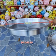 Khay Nhôm - Khay Tròn Nhôm - Xửng Nhôm tròn - mâm bơ nhôm tròn  bơ cao  đủ size 42 đến 66 cm