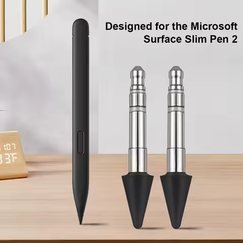 2Pcs Replacement Tips 4096 Levels Pressure Stylus Tips High Sensitivity for Microsoft Surface Slim P