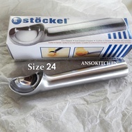 Stockel Ice Cream Scoop Size 24 (Made in Germany) The Of The Is 1.5 oz./42 Grams Of