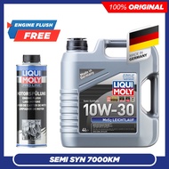 (FREE LM ENGINE FLUSH) LIQUI MOLY MOS2 Leichtlauf 10W30 Semi Synthetic Engine Oil 4L