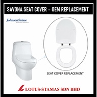 Johnson Suisse OEM REPLACEMENT - Heavy Duty Savona Toilet Seat Cover For Toilet Bowl Set White Colou