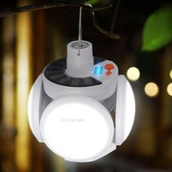 In stock 4-petal solar powered led light bulb that can be opened and closed (40W)