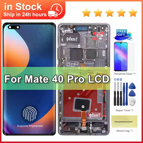 AMOLED For Huawei Mate 40 Pro LCD Display Touch Screen Digitizer Assembly Replacement Parts For Mate