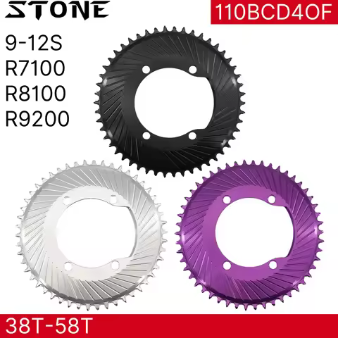 STONE 110bcd chainring for road bike 4mm inner offset 38 40 42 44 46 48 50 52 54 56 58T 1x speed 11s