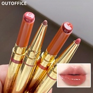 OUTOFOFFICE Lip Gloss 哦野唇蜜双头固体保湿精华口红 Double-Ended Solid Moisturizing Essence Lipstick Mirror Water G