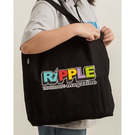 The Goods Dept X Ripple - Multicolor Tote Bag - Black