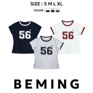 Bemingtop866(S-XL)-56Sporty Top A Chic Sporty Style Shirt Number 56 Giving Classic And Distinctive L