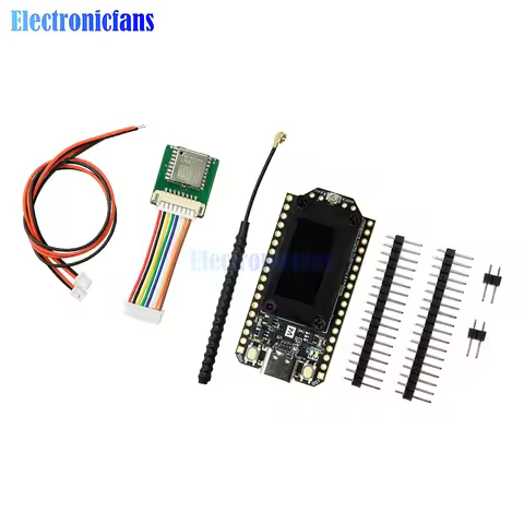 WIFI LoRa 32 V4 GPS ESP32 SX1262 0.96inch OLED Solar Powered Dev-Board Mesh Network WiFi LoRa BLE Lo