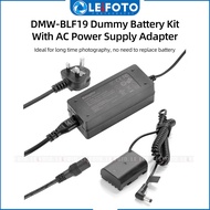 KingMa DMW-BLF19 Dummy Battery kit Fast charger With AC Power Supply Adapter For Panasonic camera DM