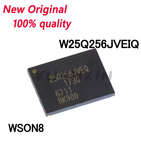 （5-10/pieces）New Original W25Q256JVEIQ W25Q256JVEQ 25Q256JVEQ SON8 Memory chip 32MB 256Mbit memory I