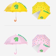 Kid Children Umbrellas 3D Dragons Design Cartoon Adorable Dragons Design For Sun Rain