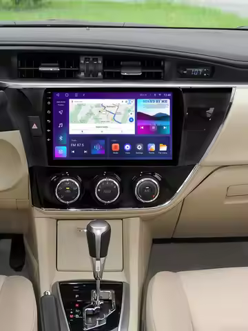 4G WIFI QLED 1280*720P Android 14 8G+256G Car Radio Stereo For Toyota Corolla 11 E170 Auris 2012-201