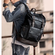 GENUINE LEATHER BACKPACK - GENUINE LEATHER BACKPACK