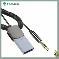 TAMAKO USB Bluetooth Receiver, Aux Interface Hands-Free Bluetooth Adapter,  Bluetooth 5.0 3.5mm Auto