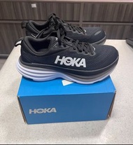 👟「Brand New」HOKA ONE ONE Bondi 8 黑白 跑步鞋