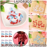LAYOR1GG 20pcs Mini Horn Button Metal Coat Sewing Accessories Ultra-small 1/6 Dolls Buttons