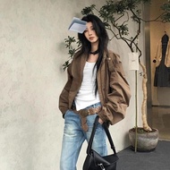 Melade Jacket American Jacket Leather Jacket y2k Jacket Melade Jacket Melade Leather Jacket Light Lu