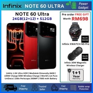 INFINIX Note 60 Ultra 24GB+512GB | 6.78" AMOLED | Mediatek Dimensity 8400 Ultimate | 200MP Triple Ca