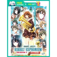 HIBIKE EUPHONIUM (SEASON 3) 吹响吧！上低音号 SOUND EUPHONIUM ( ANIME TV SERIES DVD : 2024 )