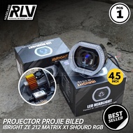 IBRIGHT ZE 212 APPBIG - Projector Projector Biled Crystal Blue Lens 4.5INC ZE 212 APP Matrix X1 Shou