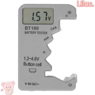 VIOLETLILAC Digital Battery Checker, ABS Housing Small Size Digital Battery Tester, Digital Display 
