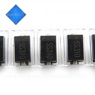 100 Piece SS310 SR3100 SMD SR310 Schottky Barrier Rectifier Diode 3A 100V DO-214AC SMA GREAT IT   ch