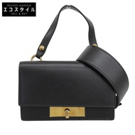 Alexander McQueen，成色極佳，骷髏頭圖案，皮革材質，雙肩手提包，女士，黑色。 [二手]