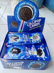grosir permen oreo lolipop candy gagang bisa nyala. 1 pak isi 30 pcs