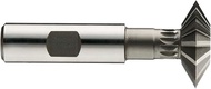 HHIP 2006-0310 60 Degree M42 Cobalt Double Angle Cutter 2-1/4" Cutter Diameter, 3/4" Cutter Shank, 7