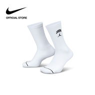 [25-29.6 | VOUCHER 35% & MUA 2 GIẢM 5%] Tất cổ cao Jordan Eveyday Crew Socks (1 Pair) - White