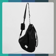 [FENNEC] FABRIC SLING BAG - BLACK + SET POCKET