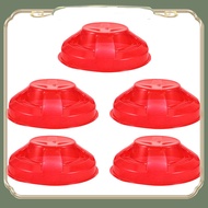 5pcs Plastic Smoke Sensor Cover Smoke Detector Guards Fire Detector Cover for Kitchen Baking Smoke D